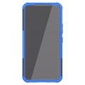 Liukumaton Samsung Galaxy S22 5G Hybridikotelo Jalustalla - Sininen / Musta