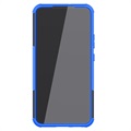 Liukumaton Samsung Galaxy S22+ 5G Hybridikotelo Jalustalla - Sininen / Musta
