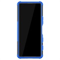 Liukumaton Sony Xperia 10 III Hybridikotelo - Sininen / Musta