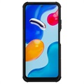 Liukumaton Xiaomi Redmi Note 11/11S Hybridikotelo Jalustalla - Musta