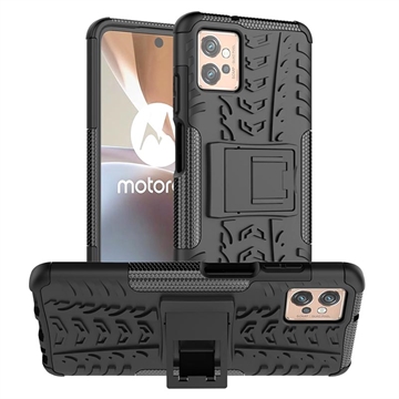 Liukumaton Motorola Moto G32 Hybridikotelo Jalustalla