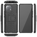 Liukumaton Xiaomi Mi 11 Pro Hybridikotelo Jalustalla - Musta