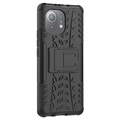 Liukumaton Xiaomi Mi 11 Pro Hybridikotelo Jalustalla - Musta