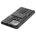 Liukumaton Xiaomi Mi 11 Pro Hybridikotelo Jalustalla - Musta