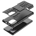 Liukumaton Xiaomi Mi 11 Pro Hybridikotelo Jalustalla - Musta