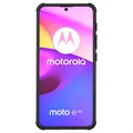 Liukumaton Motorola Moto E20/E30/E40 Hybridikotelo Jalustalla - Musta