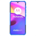 Liukumaton Motorola Moto E20/E30/E40 Hybridikotelo Jalustalla - Sininen / Musta