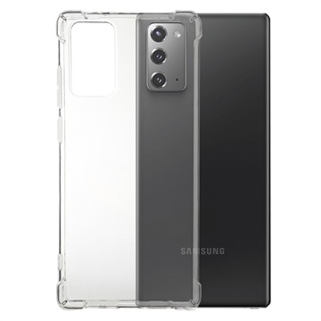 Iskunkestävä Samsung Galaxy Note20 Ultra TPU Suojakuori - Läpinäkyvä