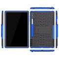 Liukumaton Samsung Galaxy Tab S7 Lite Hybridikotelo Jalustalla - Sininen / Musta