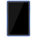 Liukumaton Samsung Galaxy Tab S7 Lite Hybridikotelo Jalustalla - Sininen / Musta