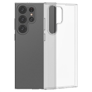 Luisumaton Samsung Galaxy S23 Ultra 5G TPU Suojakuori - Läpinäkyvä