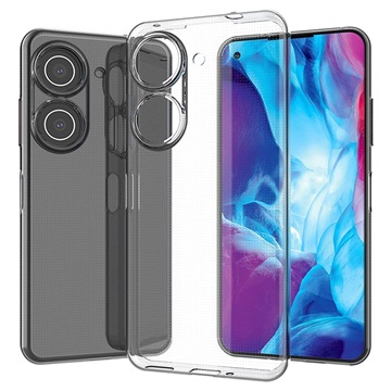 Anti-Slip Asus Zenfone 9 TPU Suojakuori - Läpinäkyvä