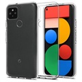 Luisumaton Google Pixel 5 TPU Suojakuori - Läpinäkyvä