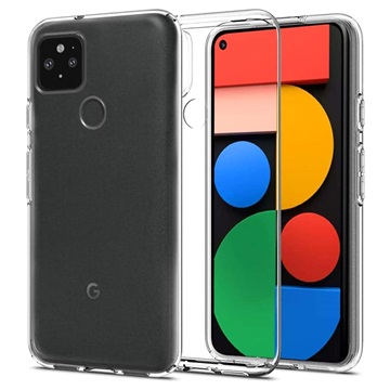 Luisumaton Google Pixel 5 TPU Suojakuori - Läpinäkyvä