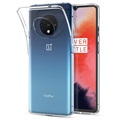 Anti-Slip OnePlus 7T TPU Suojakuori - Läpinäkyvä