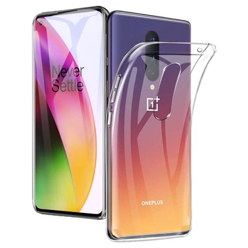 Anti-Slip OnePlus 8 TPU Suojakuori - Läpinäkyvä