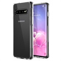 Anti Slip Samsung Galaxy S10 TPU Suojakuori - Läpinäkyvä