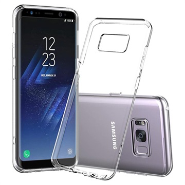 Anti Slip Samsung Galaxy S8+ TPU Suojakuori - Läpinäkyvä