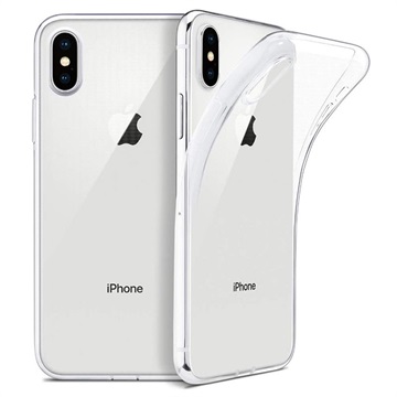 Anti-Slip iPhone XS Max TPU Suojakuori - Läpinäkyvä