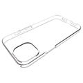 iPhone 15 Plus Anti-Slip TPU Suojakuori - Kirkas