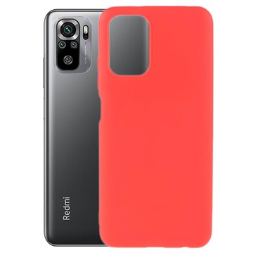 Anti-Slip Xiaomi Redmi Note 10/10S TPU Suojakuori - Punainen