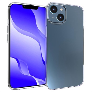 Luisumaton iPhone 14 TPU Suojakuori - Läpinäkyvä