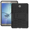 Samsung Galaxy Tab S2 8.0 T710, T715 Anti-Slip Hybridikotelo - Musta