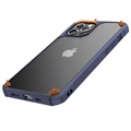 Anti-Shock iPhone 14 Pro Max Hybridikotelo - Hiilikuitu