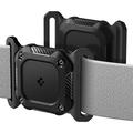 Apple AirTag 1/2 Spigen Tough Armor Case for Pet Collar - Musta