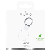Apple AirTag NUDE -avaimenperä, jossa on karabiini, läpinäkyvä