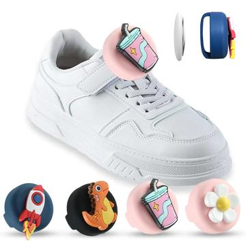 Apple AirTag Tech-Protect Smooth for Kids Sneakers - 4 kpl. - Värikäs