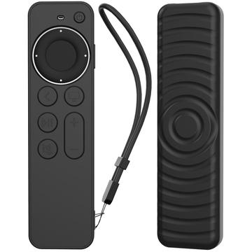 Apple TV:n kaukosäätimen silikoninen suojakotelo PT167 - Musta
