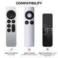 Apple TV:n kaukosäätimen silikoninen suojakotelo PT167 - Musta