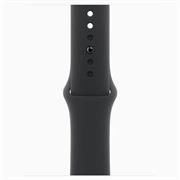 Apple Watch 10 GPS MWWE3QN/A - Alumiini, musta urheiluranneke, S/M, 42mm - Suihkumusta