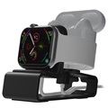 Apple Watch / AirPods Pro 2-1:ssä Jalusta T065 - Musta
