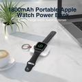 Apple Watchin kannettava langaton laturi avaimenperällä - 1800mAh - Valkoinen