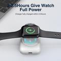 Apple Watchin kannettava langaton laturi avaimenperällä - 1800mAh - Valkoinen