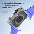 Apple Watch Series 10 Dux Ducis Damo Pudotuksenkestävä kotelo - 42mm - Läpikuultava Valkoinen