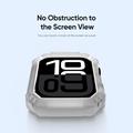 Apple Watch Series 10 Dux Ducis Damo Pudotuksenkestävä kotelo - 42mm - Läpikuultava Valkoinen