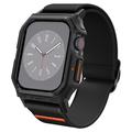 Apple Watch Series 11/10 Spigen Lite Fit Pro -ranneke kotelolla - 46mm - musta