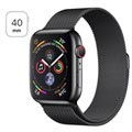 Apple Watch Series 4 LTE MTVM2FD/A - Ruostumaton Teräskuori, Milanolaisranneke, 40mm, 16Gt - Space Black