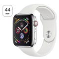 Apple Watch Series 4 LTE MTX02FD/A - Ruostumaton Teräskuori, Urheiluranneke, 44mm, 16Gt