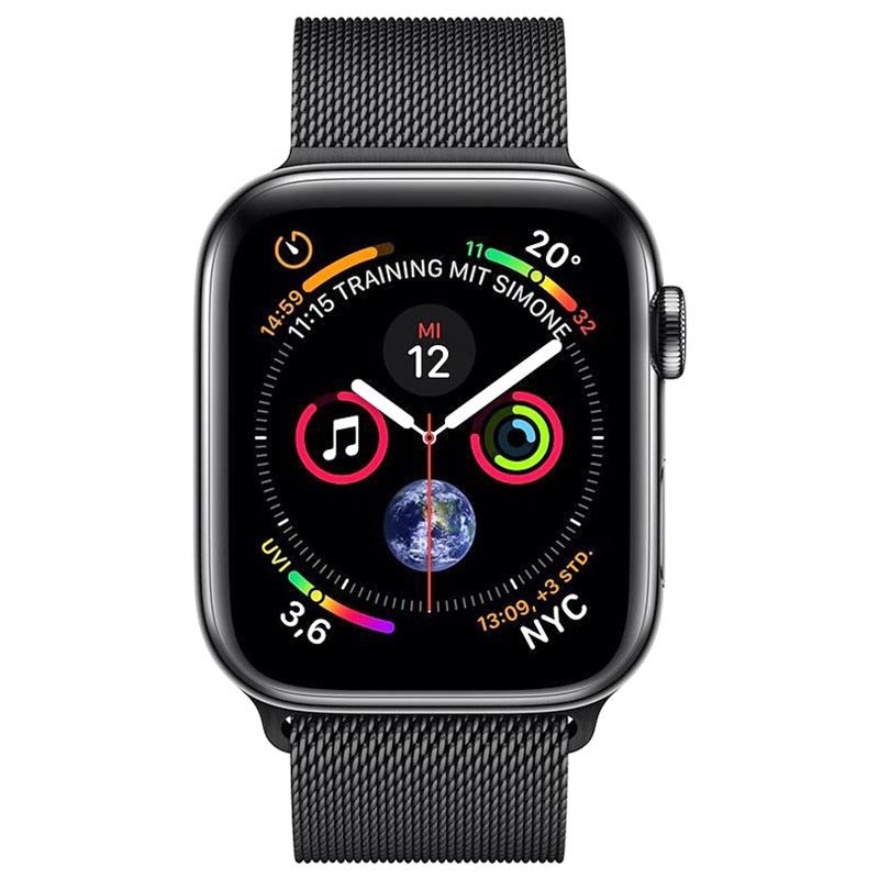 Apple Watch Series 4 LTE MTX32FD/A - Ruostumaton Teräskuori,  Milanolaisranneke, 44mm, 16Gt