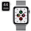 Apple Watch Series 5 LTE MWWG2FD/A - Ruostumaton Teräskuori, Milanolaisranneke, 44mm - Hopea