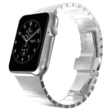 Apple Watch Series 9/8/SE (2022)/7/SE/6/5/4/3/2/1 Ruostumaton Teräshihna - 41mm/40mm/38mm - Hopea