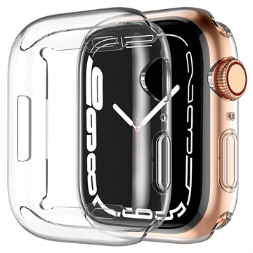 Apple Watch Series 9/8 TPU Kotelo Näytön Suoja - 41mm - Kirkas