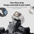 Apple Watch Series 9/8/SE (2022)/7/SE/6/5/4/3/2/1 Dux Ducis OA One-piece ranneke kotelolla - 41mm/40mm/38mm - Starlight