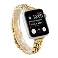 Apple Watch Series 9/8/SE (2022)/7/SE/6/5/4/3/2/1 Elegantti ruostumattomasta teräksestä valmistettu hihna - 41mm/40mm/38mm - Kultainen