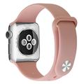 Apple Watch Series SE (2023)/10/9/8/SE (2022)/7/SE/6/5/4/3/2/1 Pehmeä Silikoniranneke - 42mm/41mm/40mm/38mm - Pinkki