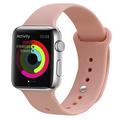 Apple Watch Series SE (2023)/10/9/8/SE (2022)/7/SE/6/5/4/3/2/1 Pehmeä Silikoniranneke - 42mm/41mm/40mm/38mm - Pinkki
